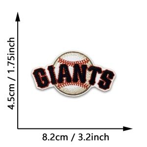 Vintage San Francisco Giants MLB Patches DIY Baseball All Teams Embroidered SF